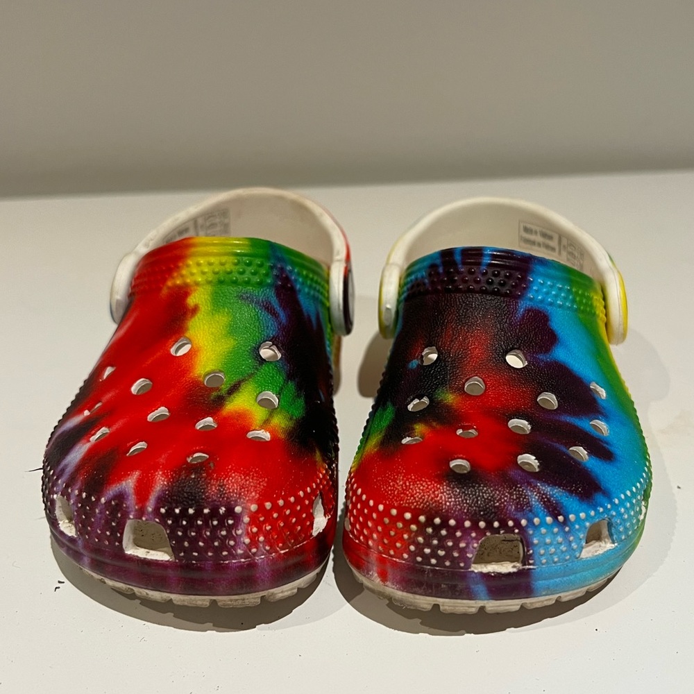 Cutest Tie Dye Crocs